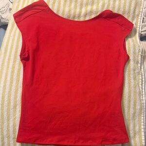 Chic Red Women's Tank Top